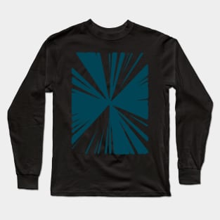 Blue Red Energy Trance Long Sleeve T-Shirt